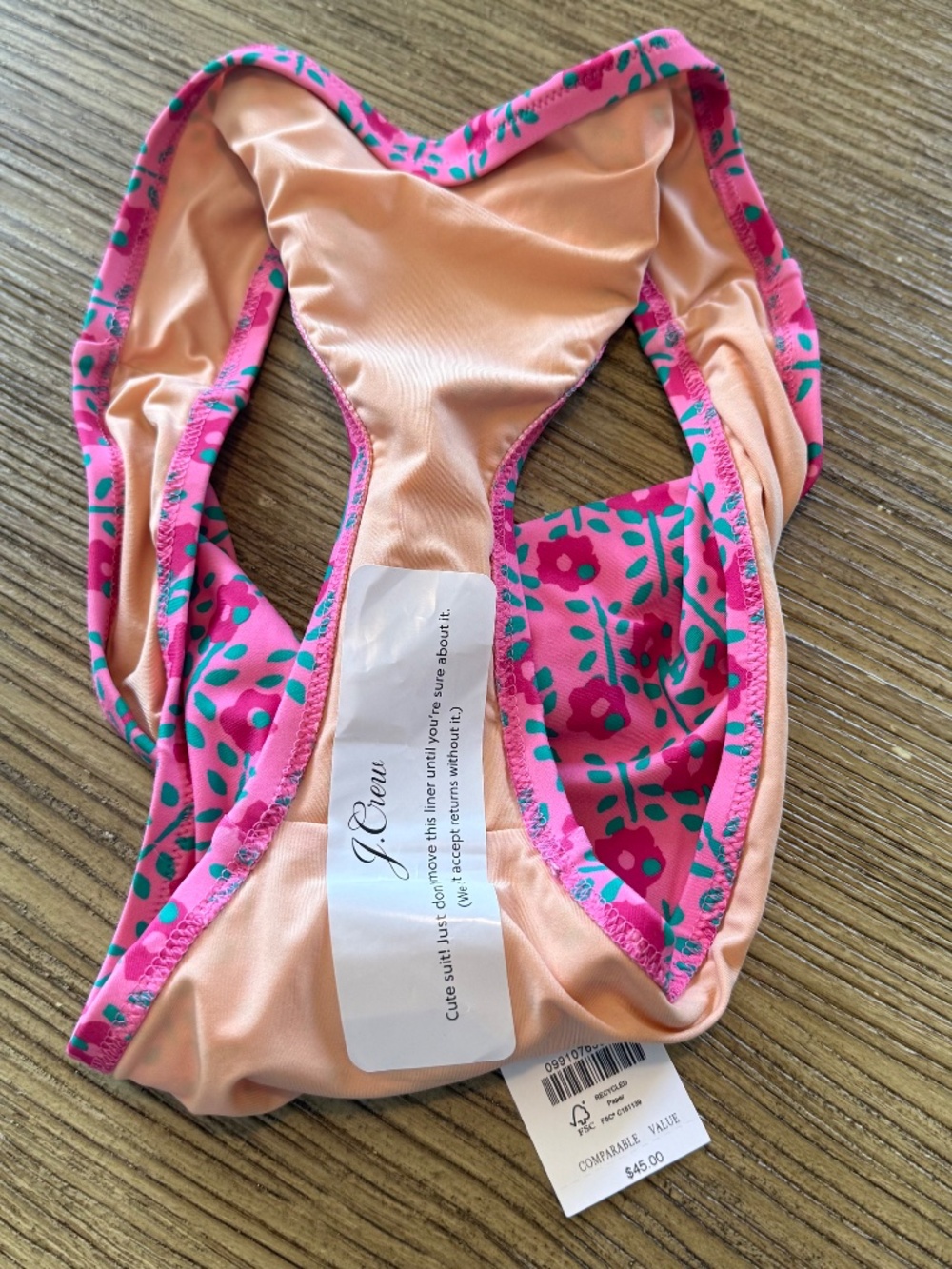 NWT J. Crew Size S Low Rise Swim Bottoms - Picture 5 of 5